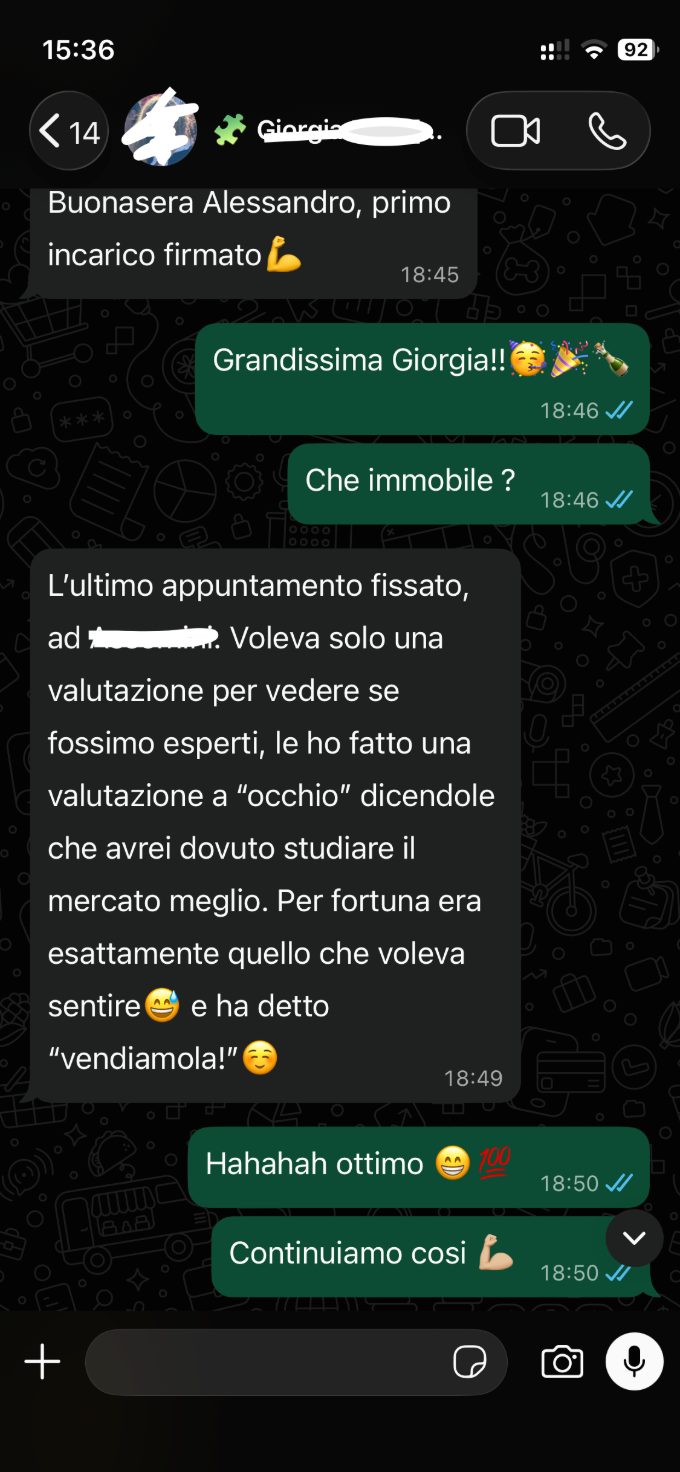 Primo incarico firmato