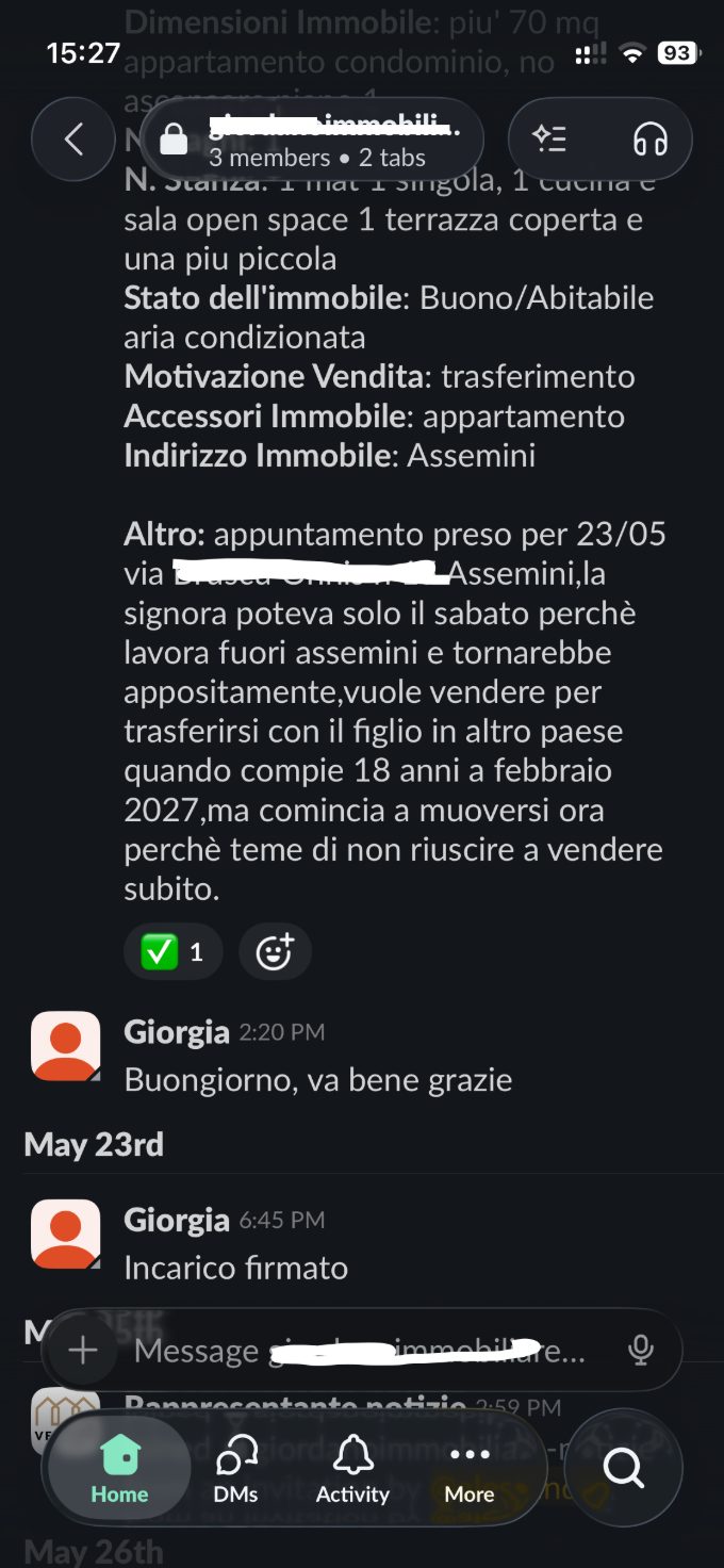 Incarico firmato